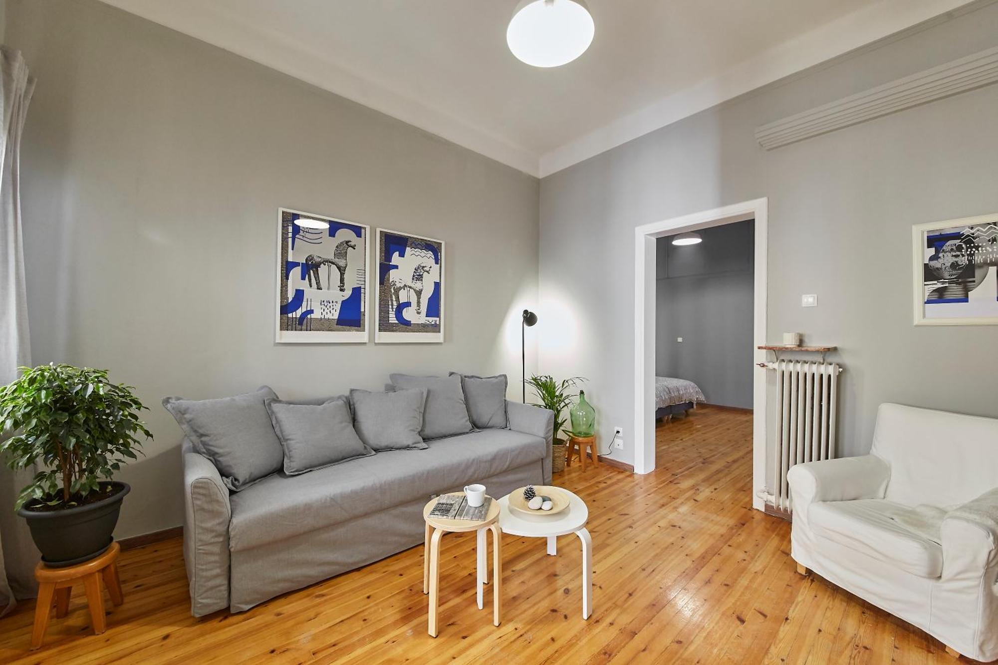 Bright Bright B Central Apartment With Balcony Saloniki Zewnętrze zdjęcie